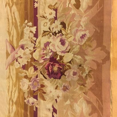 Tapis d'Aubusson, XIXe siècle, époque Napoléon...