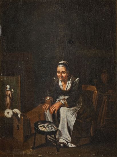 Northern Italian School, c. 1720 
Woman with...
