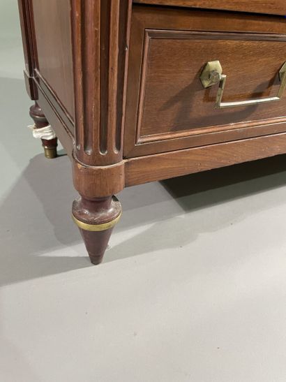 Mahogany and mahogany-veneered secretary...