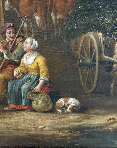 Attribuée à Mattheus Van HELMONT (1623-1674)...