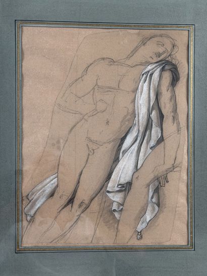 Joseph-Ferdinand LANCRENON (1794-1874) 
Esquisse...