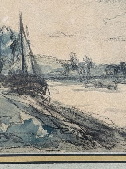 Johan-Barthold JONGKIND (1819–1891) 
Boats...