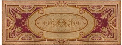 Tapis d'Aubusson, XIXe siècle, époque Napoléon...