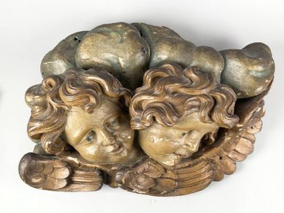 France, 19th century
Two cherub heads
Decorative...