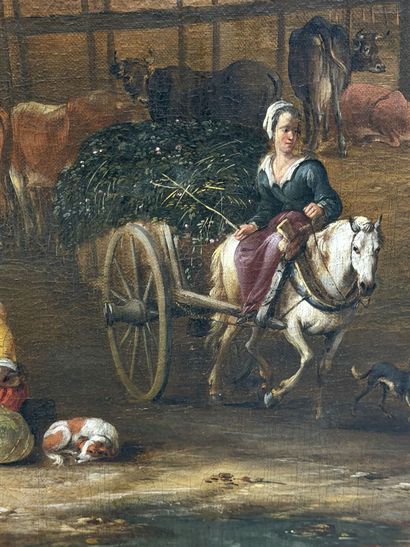 Attribuée à Mattheus Van HELMONT (1623-1674)...