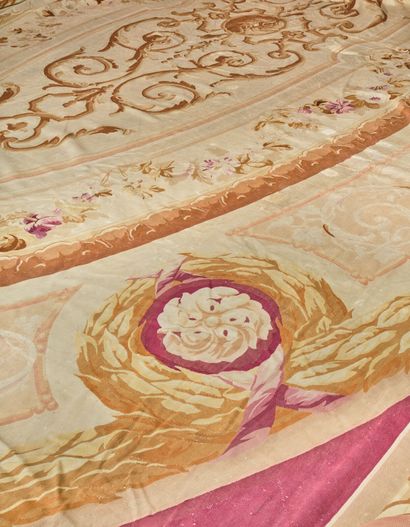 Tapis d'Aubusson, XIXe siècle, époque Napoléon...