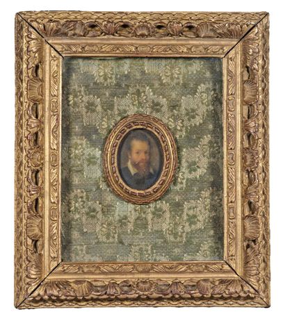 École de Prague, vers 1600
Portrait d'homme
Cuivre.
(Petits...