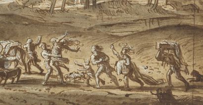Attribué à Michel CORNEILLE (1642-1708)
L'attaque...