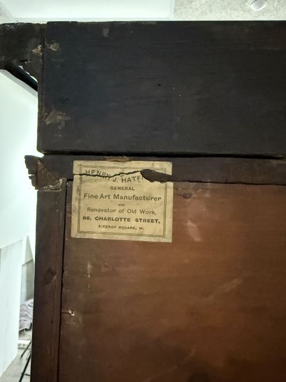 Cabinet made of ebony and blackened wood,...