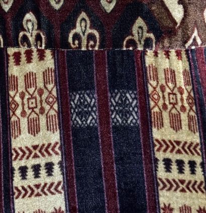 ETRO
Robe longue en velours imprimé de rayure...