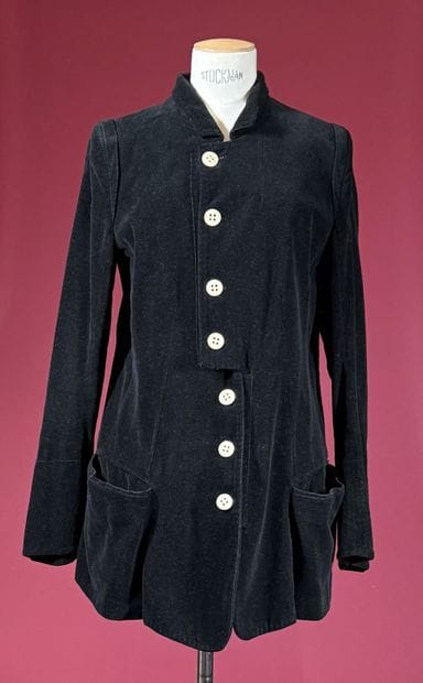 ANN DEMEULEMEESTER 
Veste en velours de coton...