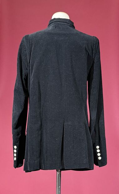 ANN DEMEULEMEESTER 
Veste en velours de coton...