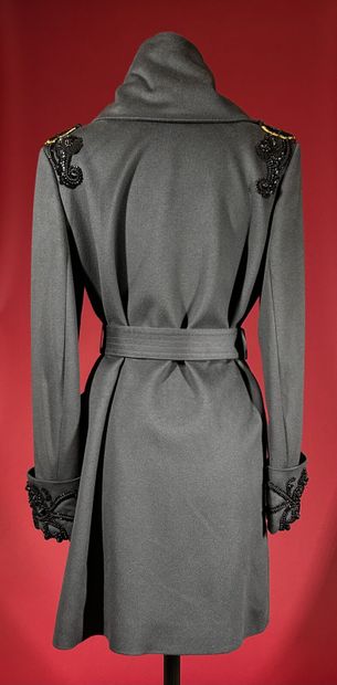 MATTHEW WILLIAMSON
Manteau 7/8 en drap ardoise,...