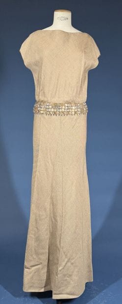MOLYNEUX 
Robe longue façon toile de jute...