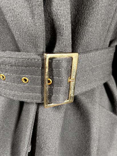 MATTHEW WILLIAMSON
Manteau 7/8 en drap ardoise,...