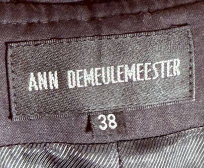 ANN DEMEULEMEESTER 
Blouson en coton mélangé...