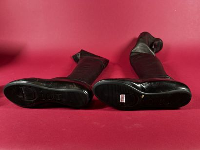 DIOR 
Paire de bottes 