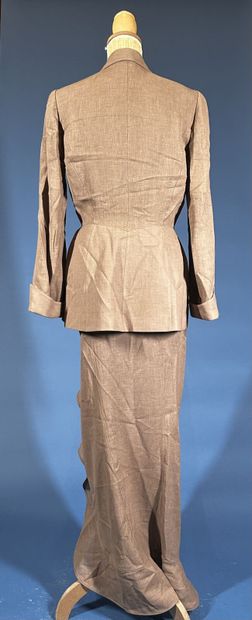 THIERRY MUGLER 
Ensemble en lin et laine...