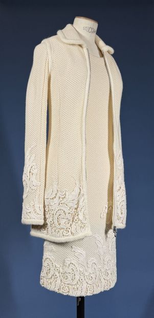 ERMANNO SCERVINO
Ensemble en laine ivoire...
