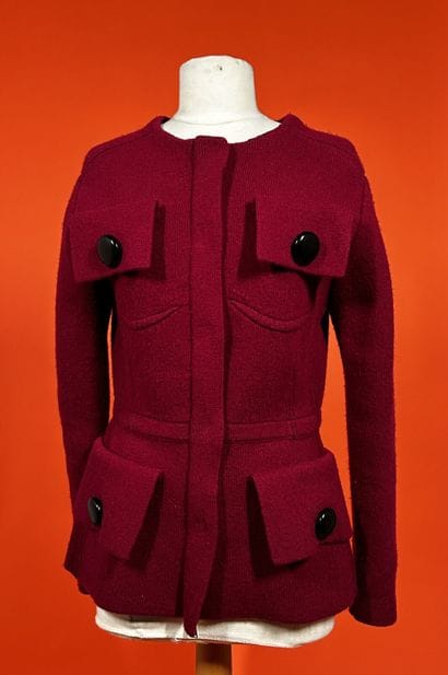 LOUIS VUITTON
Veste cardigan en laine et...