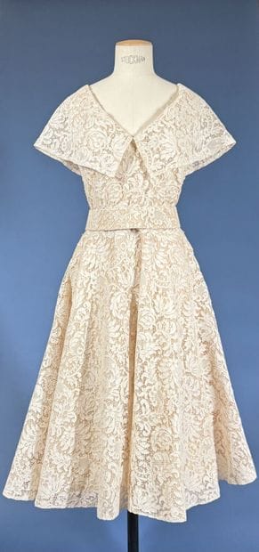 JACQUES GRIFFE Haute couture
Robe en dentelle...