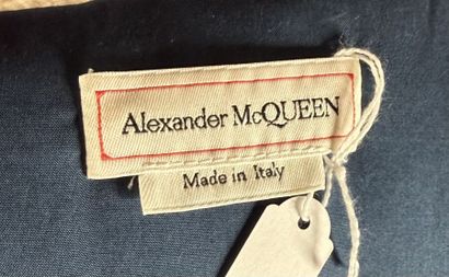 ALEXANDER McQUEEN 
Veste en denim brut à...