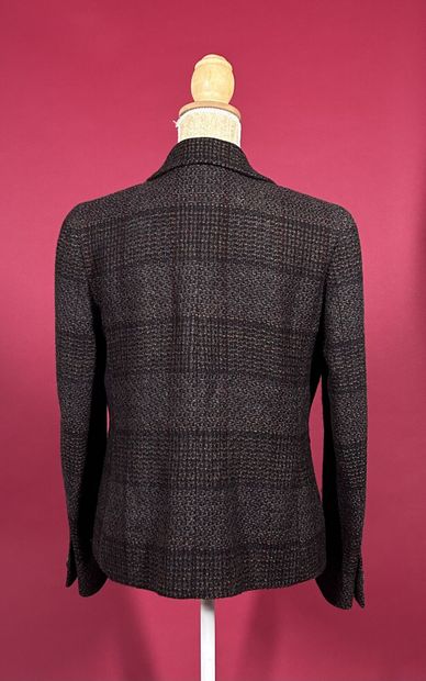 CHANEL, automne 2002
Veste en lainage à carreaux...