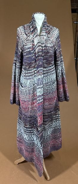 MISSONI 
Long cardigan en laine et coton...