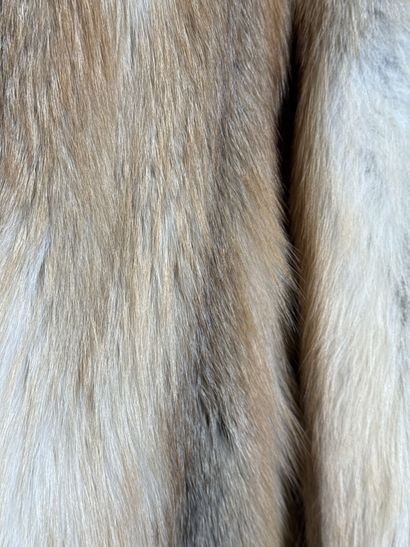 WEIS STAIGER Berlin 
Manteau long en renard,...