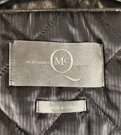 ALEXANDER McQUEEN 
Blouson doudoune en cuir...