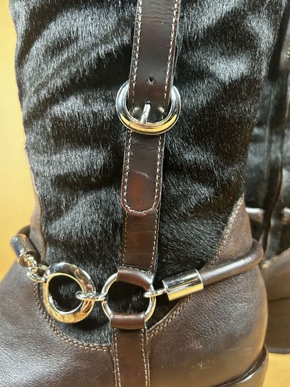 ERMANNO SCERVINO
Paire de bottes santiag...