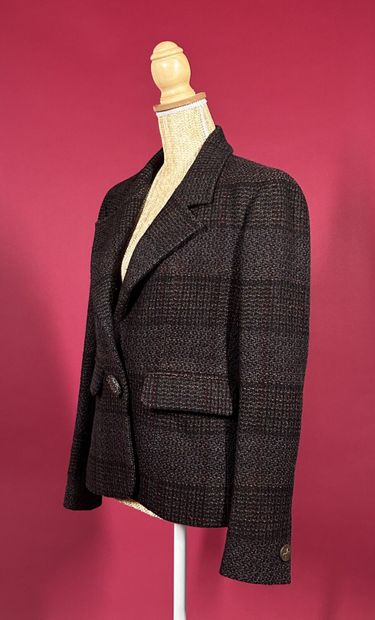 CHANEL, automne 2002
Veste en lainage à carreaux...