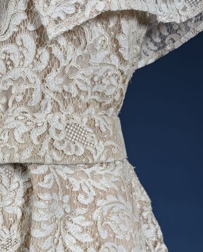 JACQUES GRIFFE Haute couture
Robe en dentelle...