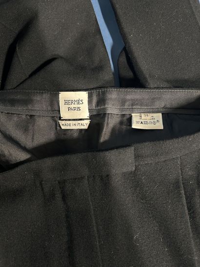 HERMÈS Paris
Pantalon à pinces en crêpe de...