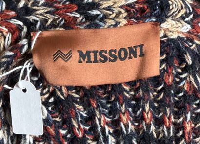 MISSONI 
Long cardigan en laine et coton...