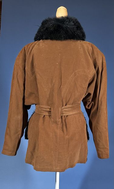 THIERRY MUGLER ACTIV 
Manteau 3/4 en coton...