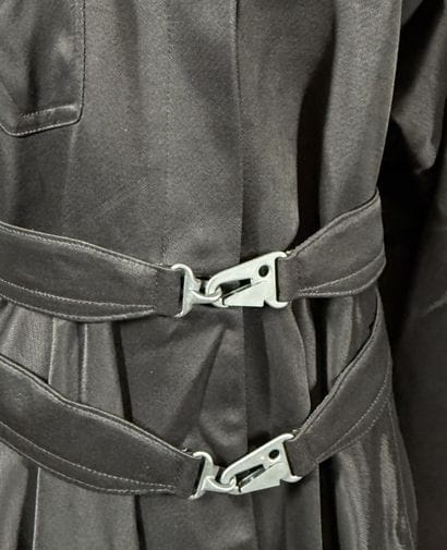 THIERRY MUGLER ACTIV 
Robe trench en coton...