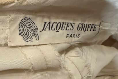 JACQUES GRIFFE Haute couture
Robe en dentelle...