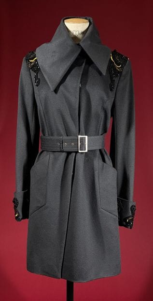 MATTHEW WILLIAMSON
Manteau 7/8 en drap ardoise,...