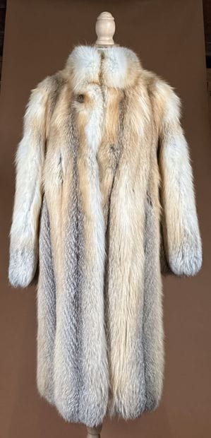 WEIS STAIGER Berlin 
Manteau long en renard,...