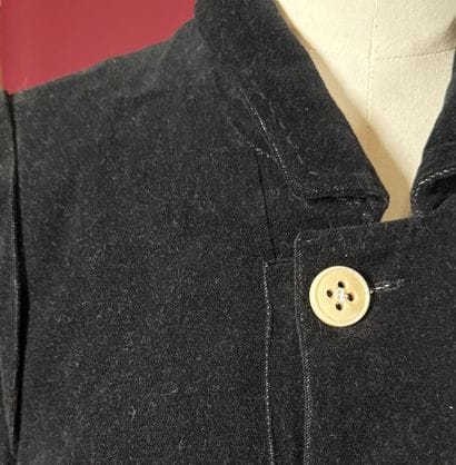 ANN DEMEULEMEESTER 
Veste en velours de coton...