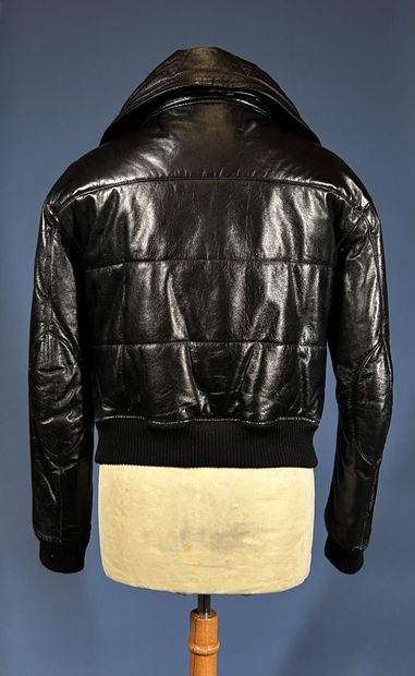 ALEXANDER McQUEEN 
Blouson doudoune en cuir...