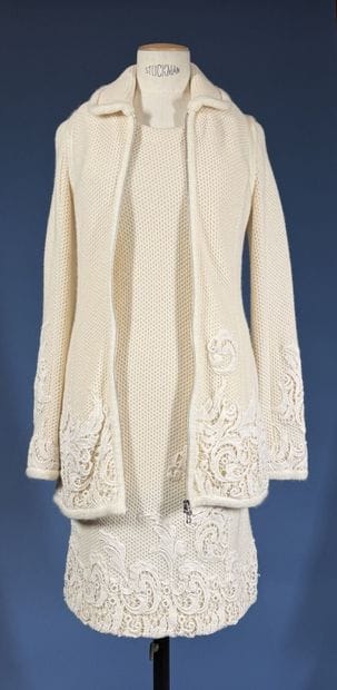 ERMANNO SCERVINO
Ensemble en laine ivoire...
