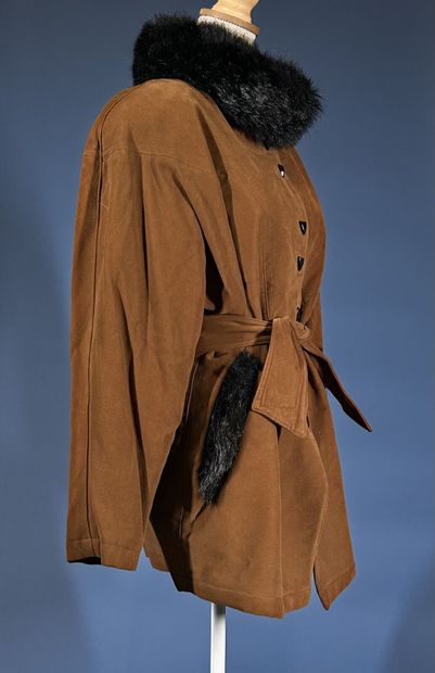 THIERRY MUGLER ACTIV 
Manteau 3/4 en coton...