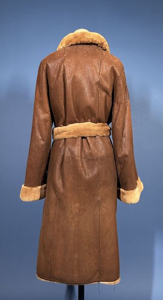FISCHELIS
Manteau réversible en peau retournée...