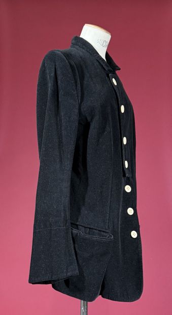 ANN DEMEULEMEESTER 
Veste en velours de coton...