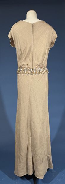 MOLYNEUX 
Robe longue façon toile de jute...