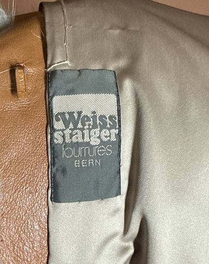WEIS STAIGER Berlin 
Manteau long en renard,...