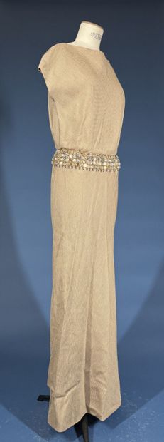 MOLYNEUX 
Robe longue façon toile de jute...