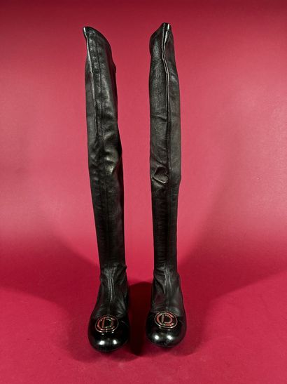DIOR 
Paire de bottes 